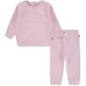 Levi's Hoodie & Joggers Aseta Crystal Rose Crystal Rose 24 months Vaaleanpunainen 24 kuukautta Tytöt