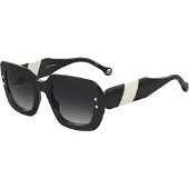 Carolina Herrera Aurinkolasit - - HER 0186/S - Musta ja valkoinen - Muovia oleva kehys - Yhteensopiva