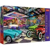 Trefl Premium Plus Tea Time: Car Collectors Garage 1000p palapeli