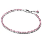 Pandora Timeless hopea tennisrannekoru pinkki zirkonia 593927C02-20