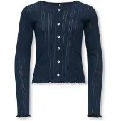 ONLY Kogsalsa Life L/S Cardigan Jrs - Navy - 158-164