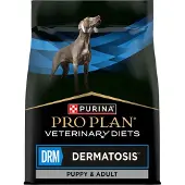 Purina Veterinary Diets DRM Dermatosis Kuivaruoka koirille ja pennuille, suunniteltu tukemaan ihon toimintaa dermatoosissa, 3 kg