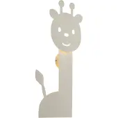 QAZQA Lasten seinävalaisin beige sis. LED 3-vaihe himmennettävä - Gigi the Giraffe