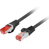 Lanberg PCF6-10CU-2000-BK, 20 m, Cat6, S/FTP (S-STP), RJ-45, RJ-45, Musta