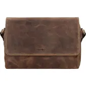 Greenburry Vintage Lähettilaukku Nahka 34 cm Kannettavan tietokoneen taskun syvyys Ruskea