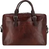 Castelijn & beerens Rien Laptop Bag 15.6" Double Zip - Brown - 41X9X30CM