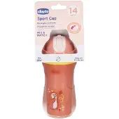 Chicco Sport Cup 14m+ kuppi sisältää pillin Pink 266 ml