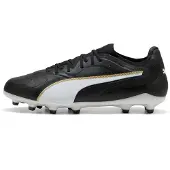 Puma King 20 Ultimate Fg/ag Eclipse - Musta/valkoinen/kulta, koko 40
