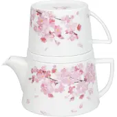 Könitz - Tea For Me Teekannu ja muki 40 cl Cherry Blossom