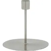 House Doctor Candle Stand, Hdanit, Silver Finish - Silver - 12X 13CM