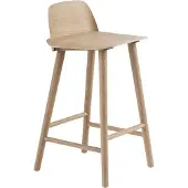 Muuto Nerd baarituoli, 65 cm, tammi