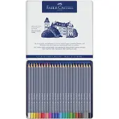 Faber Castell Metallilaatikko 24 Vesiväriä