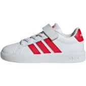 Adidas Urheilukengät 'GRAND COURT 3.0 EL' punainen / valkoinen
