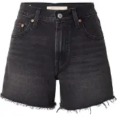 Levi's Farkut 'Ribcage Shorts' musta denim
