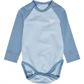 Hummel Hmlmini Raglan Body L/S Bee - Blue - 74