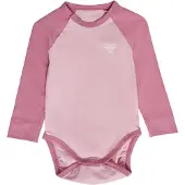 Hummel Hmlmini Raglan Body L/S Bee - Pink - 68