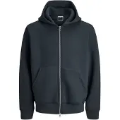 Jack & Jones Jcocover Scuba Sweat Zip Hood Sn - Navy - L