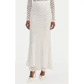 Bardot Adoni Mid Rise Maxi Skirt - White - 38