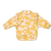 Liewood Merle Röyhelö Cape Ruokalappu + Printti, White/Yellow