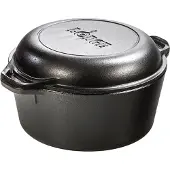 Lodge Double Dutch Oven L8DD3, approx. 4.7 L