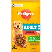 Pedigree 12kg Adult nauta & vihannekset koiran kuivaruoka