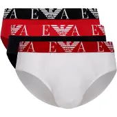 Emporio Armani Alushousut punainen / tummanpunainen / musta / valkoinen