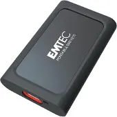 Emtec X210 ELITE, 2 TB, USB Type-C, 3.2 Gen 2 (3.1 Gen 2), 1100 MB/s, 10 Gbit/s, Musta, Punainen (ECSSD2TX210)