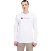 Berghaus Bg M Big Logo Ls Tee - White - XL