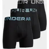 Under Armour 3-Pack Boxers - Mens, musta