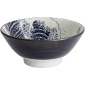 Tokyo Design Studio - Hokusai Nami Kulho 17 cm Sininen/Valkoinen