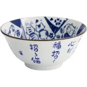 Tokyo Design Studio - Kawaii Kulho 15 cm Katt Neko 33485 Sininen