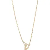Sno of sweden Kitty Plain Connected Neck 45 Plain G-45 Cm - Gold - 45 CM