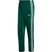 Adidas Housut 'Firebird' tummanvihreä / valkoinen