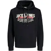Jack & Jones Jjelogo Sweat Hood 2 Col 25/26 Noos - Black - M