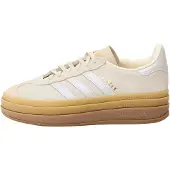Adidas Matalavartiset tennarit 'GAZELLE BOLD' beigenharmaa / valkoinen