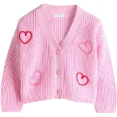 Next Neuletakki 'Love Bug' roosa / vaalea pinkki / verenpunainen