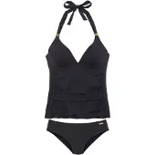LASCANA Tankini kulta / musta