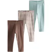 Next Leggingsit vaaleabeige / taivaansininen / suklaa / tummanruskea