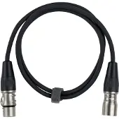 Fuj:tech XLR uros – XLR naaras mikrofonikaapeli, 20 m, musta