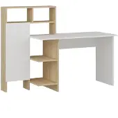 Skye Decor Työpöytä Bugra, tammi/valkoinen
