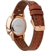Komono Kello - - ESTELLE CUTOUT - Aitoa nahkaa - Ruusukulta - 36mm - Nainen