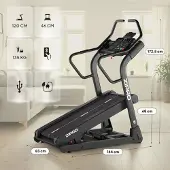 Zipro Shred -juoksumatto, jossa on 40 %:n jyrkkä kaltevuus