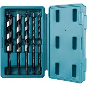 Makita Puuporanteräsarja D-75677; 1/4''; 6-19 mm; 5 kpl.