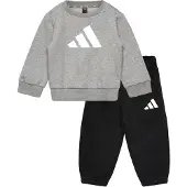 Adidas Treenipuku 'Essentials' harmaa / musta / valkoinen