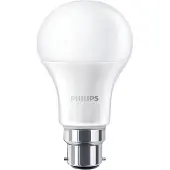 Philips CorePro - LED-lamppu - muoto: A60 - himmeä pinta - B22 - 11 W (vastaa 75 W) - luokka F - lämpimän valkoinen valo - 2700 K