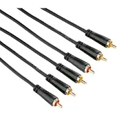 Hama Video johto 3 x RCA 3m AV-kaapeli