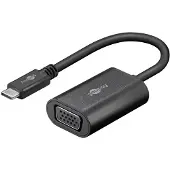 Pro USB-C VGA Adapter, Black, 0.2 m (38531)