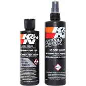 K&N Recharger Kit, Squeeze Oil- Black