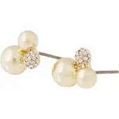Sno of sweden Bennet Small Tripple Ear G/Clear-Onesize - Gold - ONE SIZE