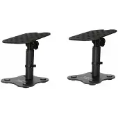 Alctron Desktop Speaker Stand Pair Black